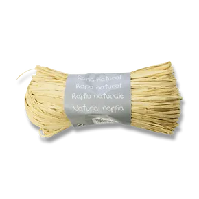 Geschenkband, 50 g, natur